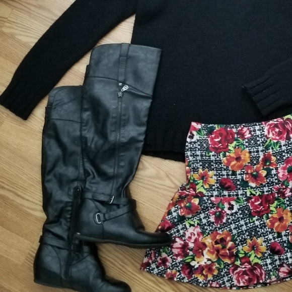 Over the Knee Boots - G by Guess - Faux Leather - Picture 7 of 8